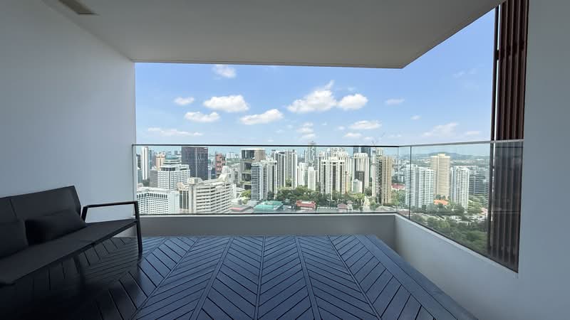 The Ritz-Carlton Residences, 65 Cairnhill Road, 4 Bedrooms, 3,057 sqft, Condominium For Rent, by Summer Song, 500092153 - Balcony - PropertyGuru.com.sg