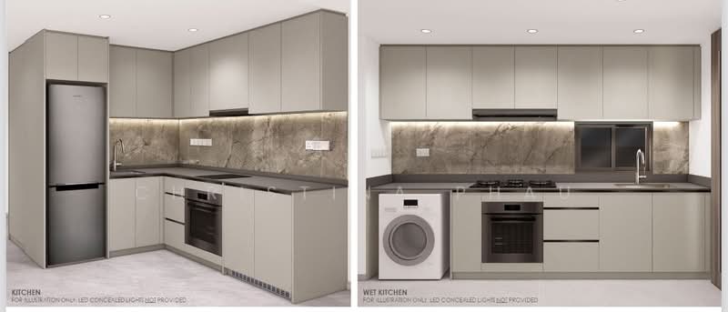 Norwood Grand Condominium For Sale at S$ 2,616,000 | PropertyGuru Singapore - Kitchen