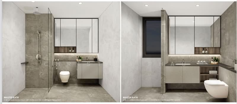 Norwood Grand Condominium For Sale at S$ 2,616,000 | PropertyGuru Singapore - Bathroom