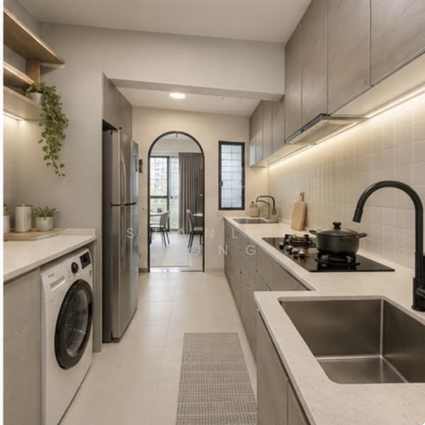 1 Saint George's Road, 1 Saint George's Road, 3 Bedrooms, 883 sqft, HDB Flat For Sale, by Stanley Wong, 500092160 - Kitchen - PropertyGuru.com.sg
