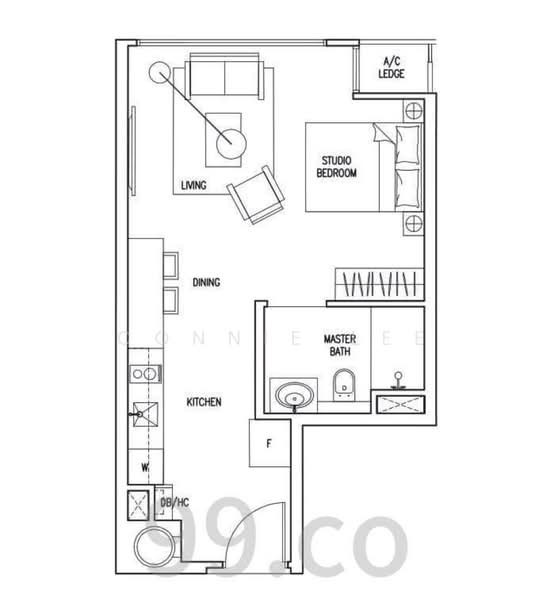 The Nautical, 99 Jalan Sendudok, Studio, 420 sqft, Condominium For Rent, by Connie Lee, 500092207 - PropertyGuru.com.sg