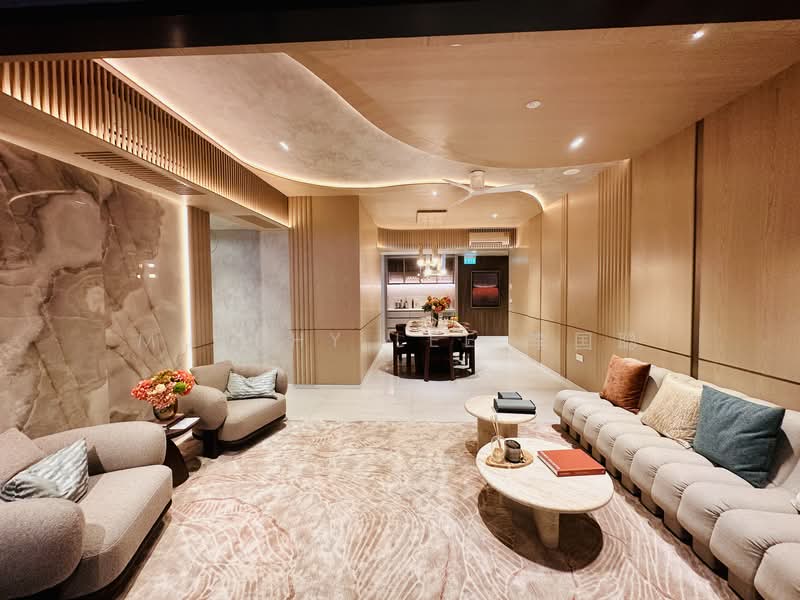 Pinery Residences, Tampines Street 94, 4 Bedrooms, 1,389 sqft, Condominium For Sale, by Murphy Lee, 500092236 - Living Room - PropertyGuru.com.sg