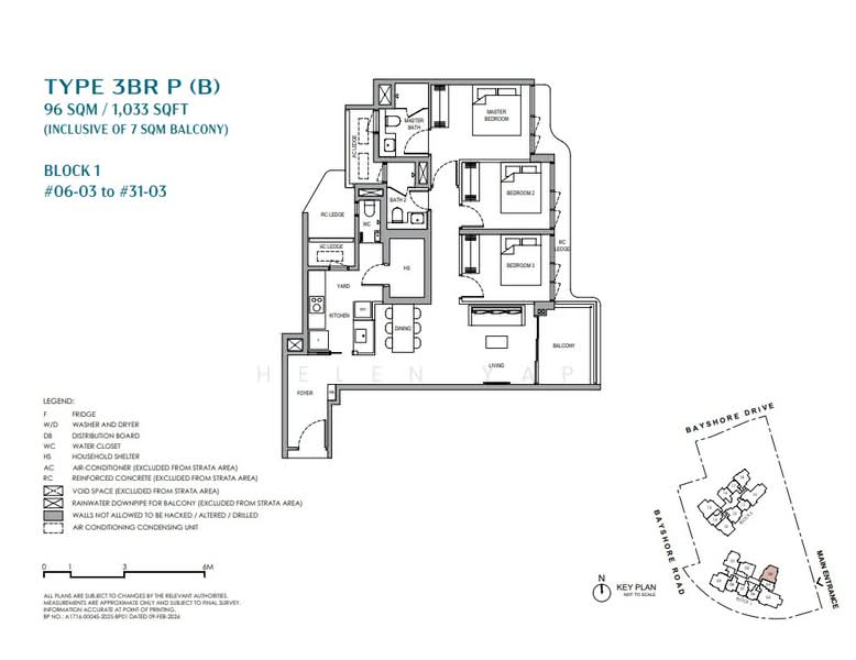 Vela Bay, Bayshore Road, 3 Bedrooms, 1,033 sqft, Condominium For Sale, by Helen Yap, 500092416 - PropertyGuru.com.sg
