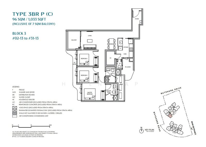 Vela Bay, Bayshore Road, 3 Bedrooms, 1,033 sqft, Condominium For Sale, by Helen Yap, 500092416 - PropertyGuru.com.sg