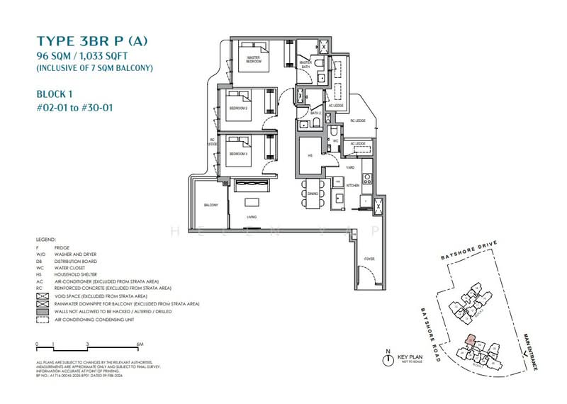 Vela Bay, Bayshore Road, 3 Bedrooms, 1,033 sqft, Condominium For Sale, by Helen Yap, 500092416 - PropertyGuru.com.sg