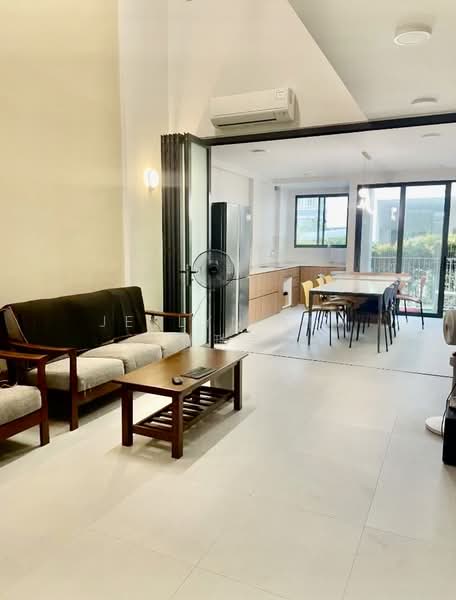 Freehold newly modern rebuilt house near Novena Terraced House For Sale at S$ 5,500,000 | PropertyGuru Singapore - Living Room