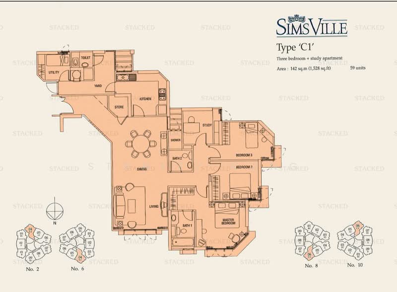 Simsville Condominium For Sale at S$ 2,380,000 | PropertyGuru Singapore - Living Room