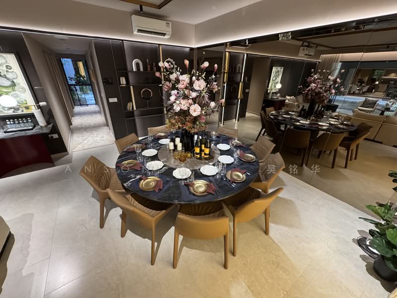River Modern Condominium For Sale at S$ 5,995,000 | PropertyGuru Singapore - Dining Room