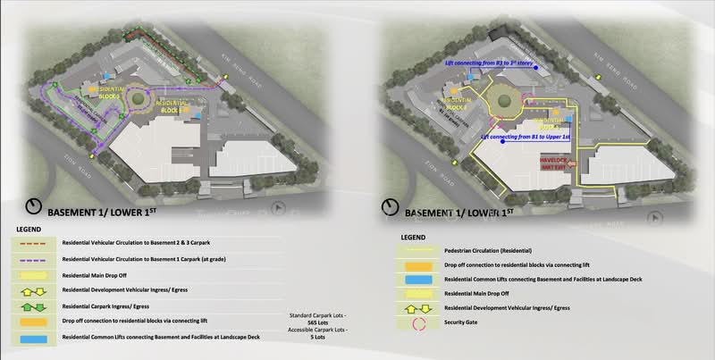 Zyon Grand Condominium For Sale at S$ 2,314,000 | PropertyGuru Singapore - Basement