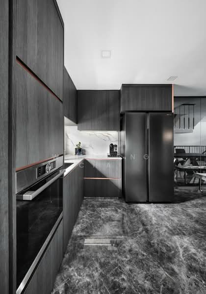 ⭐⭐LANDED7772@RENOVATED CLUSTER TERRACE POOL VIEW (D19) 5rm Cluster House For Sale at S$ 3,700,000 | PropertyGuru Singapore - Kitchen