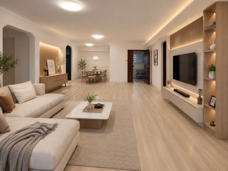 286D Toh Guan Road, 286D Toh Guan Road, 3 Bedrooms, 1,323 sqft, HDB Flat For Sale, by Dennis Goh, 500092952 - ID Concept - Wood Vinyl Flooring - PropertyGuru.com.sg