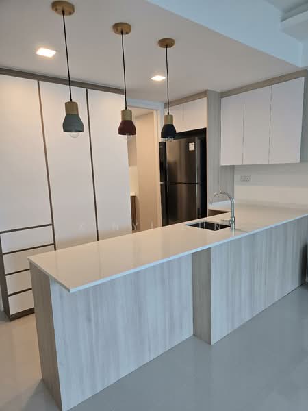 Ferraria Park Condo, 8 Flora Drive, 3 Bedrooms, 1,216 sqft, Condominium For Rent, by Xinyi Lin, 500092981 - Kitchen - PropertyGuru.com.sg