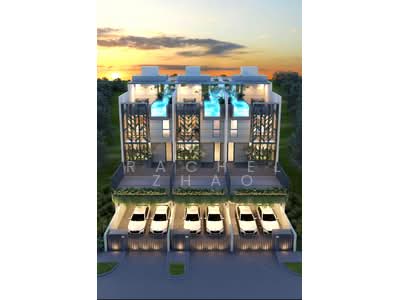 For Sale - Chevron Collection｜永久地契豪华排屋｜带电梯+无边际泳池｜第15区