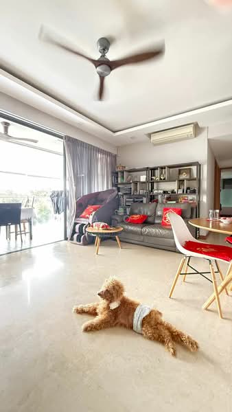 Waterfront Isle Condominium For Sale at S$ 2,588,888 | PropertyGuru Singapore - Living Room