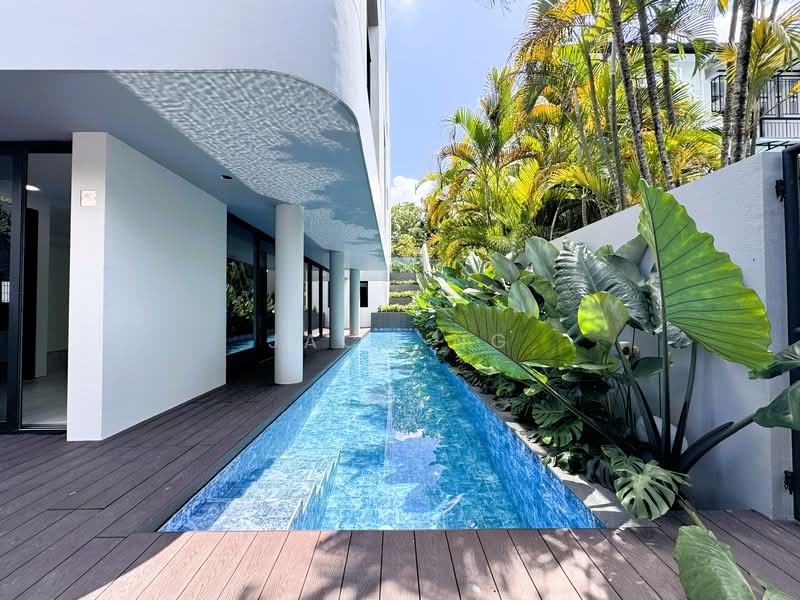 Brand New Freehold Detached Near Henry Park Primary | 4-Car Parking | Spacious Bedrooms Detached House For Sale at S$ 19,788,888 | PropertyGuru Singapore - Exterior