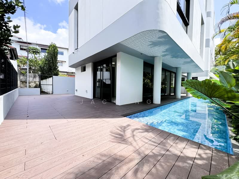 Brand New Freehold Detached Near Henry Park Primary | 4-Car Parking | Spacious Bedrooms Detached House For Sale at S$ 19,788,888 | PropertyGuru Singapore - Exterior