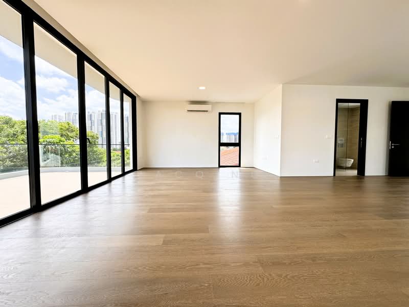 Brand New Freehold Detached Near Henry Park Primary | 4-Car Parking | Spacious Bedrooms Detached House For Sale at S$ 19,788,888 | PropertyGuru Singapore - Living Room