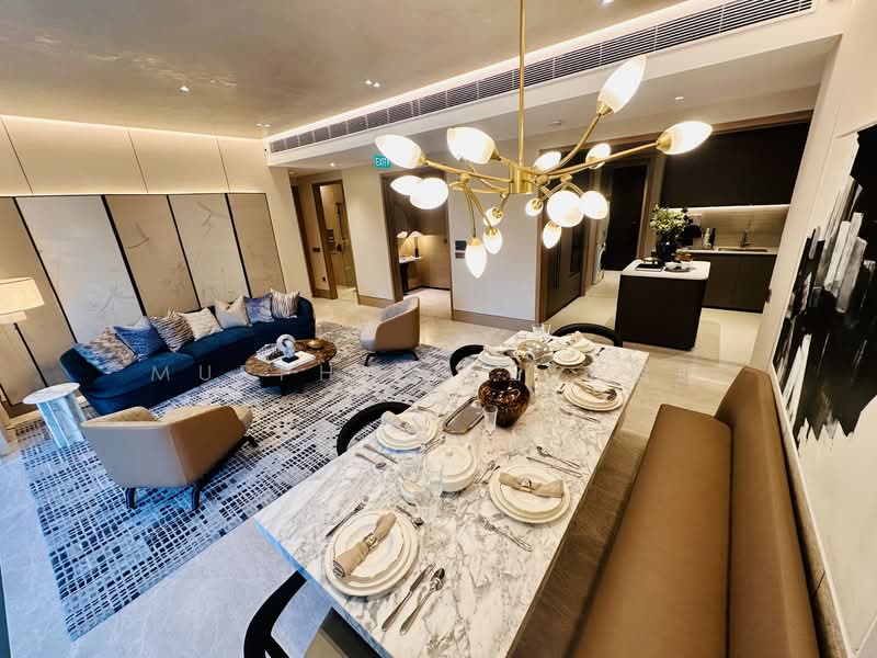 Aurea Condominium For Sale at S$ 2,658,600 | PropertyGuru Singapore - Living Room