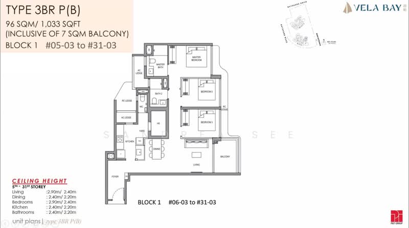 Vela Bay Condominium For Sale at S$ 2,739,000 | PropertyGuru Singapore