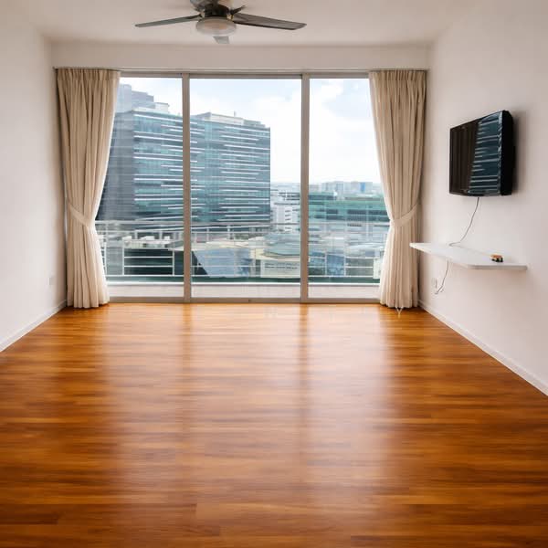 Citylights, 80 Jellicoe Road, 3 Bedrooms, 1,442 sqft, Condominium For Rent, by Cleon Tay, 500093189 - Living Room - PropertyGuru.com.sg