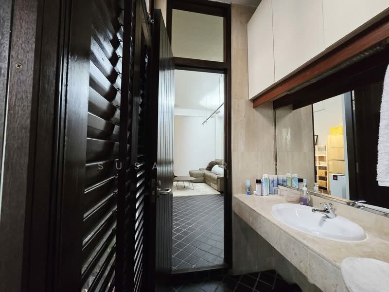 Cosy Emerald 1 Bed No Cooking, $4K, EMERALD HILL CONSERVATION AREA, 1 Bedroom, 950 sqft, Conservation House For Rent, by Susan Prior, 500093200 - Bathroom - PropertyGuru.com.sg