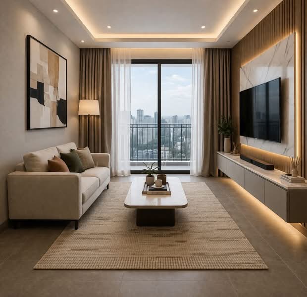 Grand Dunman Condominium For Sale at S$ 2,400,000 | PropertyGuru Singapore - Living Room - Artistic Impression