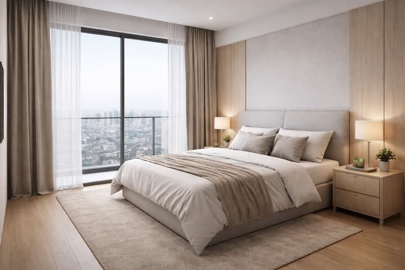 Grand Dunman Condominium For Sale at S$ 2,400,000 | PropertyGuru Singapore - Master Bedroom - Artistic Impression