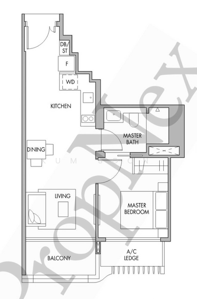 The Tre Ver Condominium For Sale at S$ 960,000 | PropertyGuru Singapore