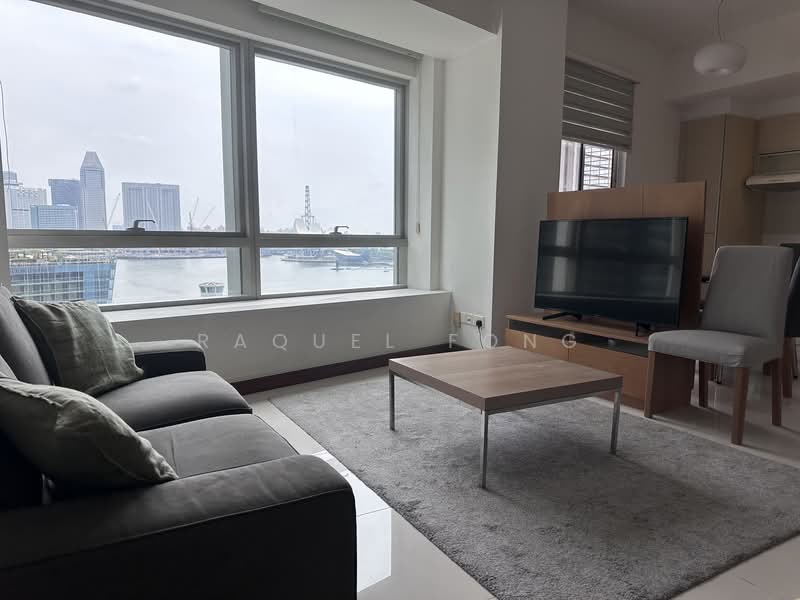 The Sail @ Marina Bay, 2 Marina Boulevard, 1 Bedroom, 689 sqft, Condominium For Rent, by Raquel Fong, 500093379 - Living Room - PropertyGuru.com.sg