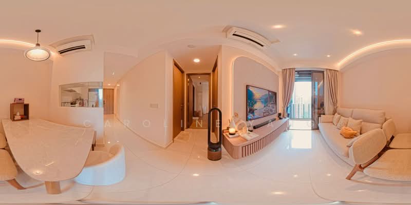 Parc Botannia Condominium For Sale at S$ 1,388,888 | PropertyGuru Singapore - Living Room