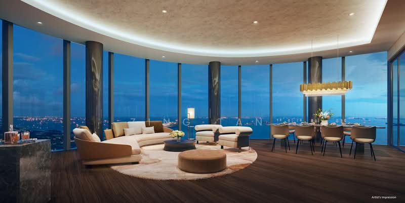 Newport Residences Apartment For Sale at S$ 1,783,000 | PropertyGuru Singapore - Living Room