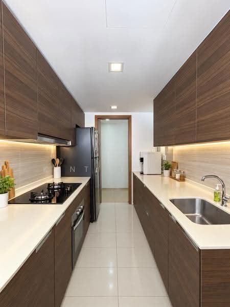 Lush Acres, 3 Fernvale Close, Seletar / Yio Chu Kang, 3 Bedrooms, 1,130 sqft, Executive Condominium For Sale, by Kent Lim CH, 500093738 - Kitchen- AI Staged - PropertyGuru.com.sg