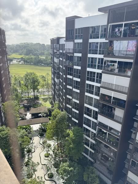 Bellewoods, 108 Woodlands Avenue 5, 3 Bedrooms, 1,098 sqft, Executive Condominium For Rent, by Kevin Li, 500093898 - Balcony - PropertyGuru.com.sg
