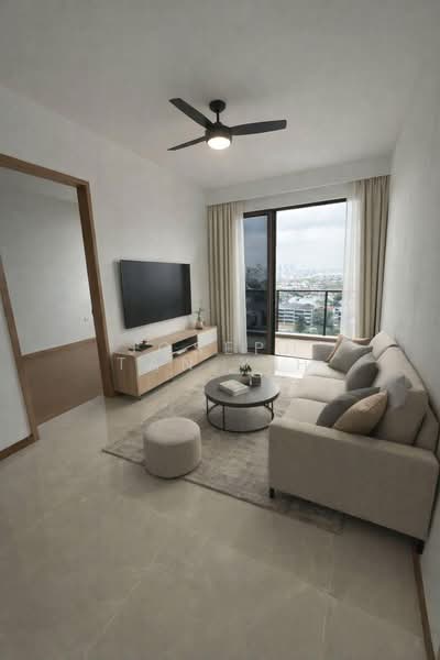 The Botany at Dairy Farm, 3 Dairy Farm Walk, 2 Bedrooms, 603 sqft, Condominium For Rent, by Joseph Tan Y H, 500093972 - Living Room - PropertyGuru.com.sg