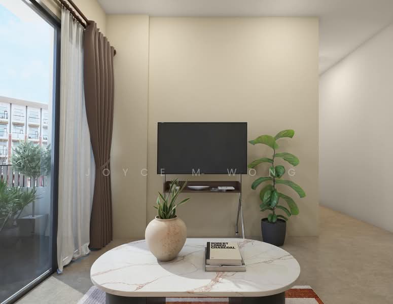 Rezi 24, 39 Lorong 24 Geylang, 2 Bedrooms, 646 sqft, Condominium For Rent, by Joyce M Wong, 500093973 - Living Room - PropertyGuru.com.sg