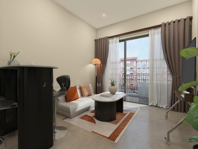 Rezi 24, 39 Lorong 24 Geylang, 2 Bedrooms, 646 sqft, Condominium For Rent, by Joyce M Wong, 500093973 - Living Room - PropertyGuru.com.sg