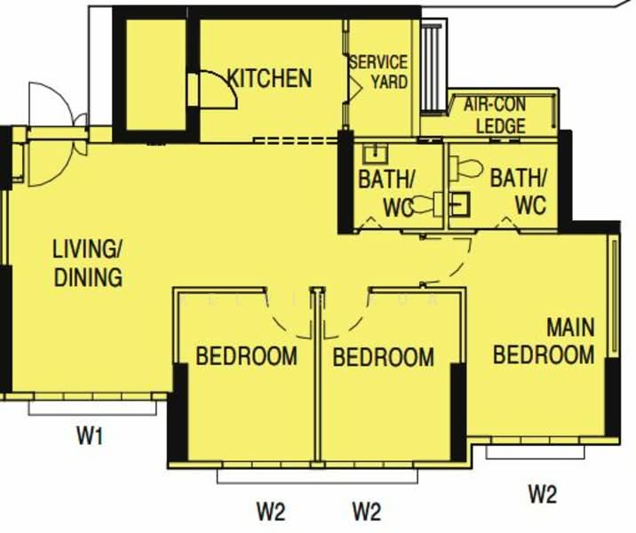 126B Canberra Street, 126B Canberra Street, 3 Bedrooms, 1,001 sqft, HDB Flat For Sale, by Kelvis Kua, 500094086 - PropertyGuru.com.sg