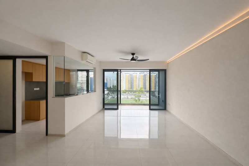 Bellewaters, 13 Anchorvale Crescent, 3 Bedrooms, 1,066 sqft, Executive Condominium For Rent, by Erin Poh, 500094094 - Living Room - PropertyGuru.com.sg