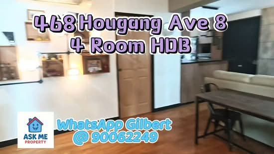 468 Hougang Avenue 8 HDB Flat For Sale at S$ 620,000 | PropertyGuru Singapore