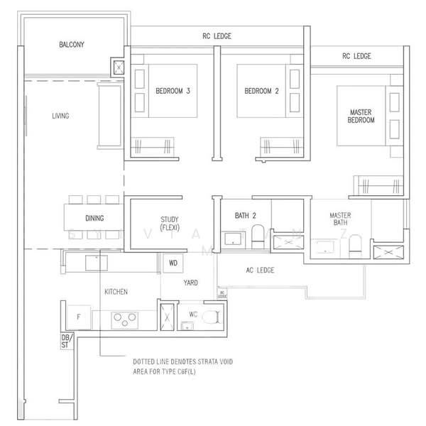 The Botany at Dairy Farm, 3 Dairy Farm Walk, 3 Bedrooms, 1,033 sqft, Condominium For Rent, by Sylvia Tan Z M, 500094268 - PropertyGuru.com.sg