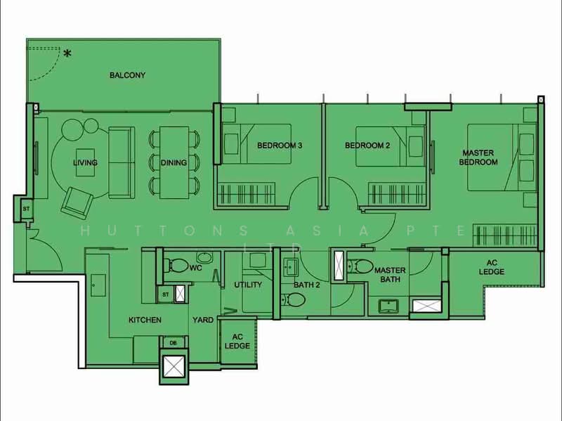 The Tembusu, 107C Tampines Road, 3 Bedrooms, 1,044 sqft, Condominium For Rent, by RONNIE KANG, 500094457 - PropertyGuru.com.sg