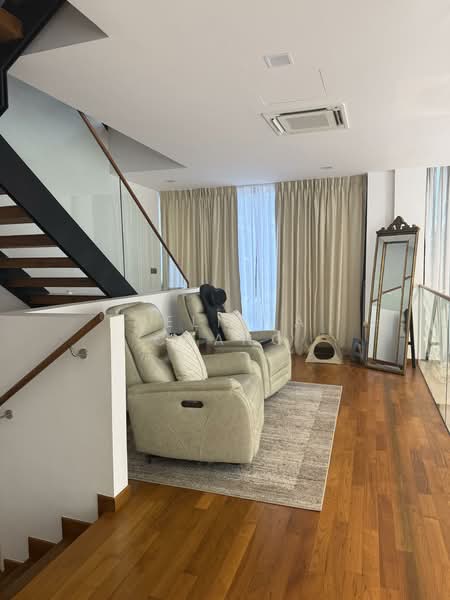 terrace house with 5 ensuite and private home lift Terraced House For Sale at S$ 6,900,000 | PropertyGuru Singapore - Living Room