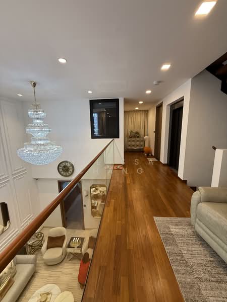 terrace house with 5 ensuite and private home lift Terraced House For Sale at S$ 6,900,000 | PropertyGuru Singapore - Living Room