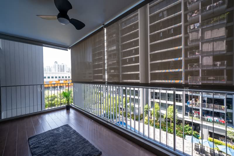 Twin Waterfalls, 118 Punggol Walk, 3 Bedrooms, 1,119 sqft, Executive Condominium For Rent, by Wanni Chan 陈寀颖, 500094587 - Balcony - PropertyGuru.com.sg