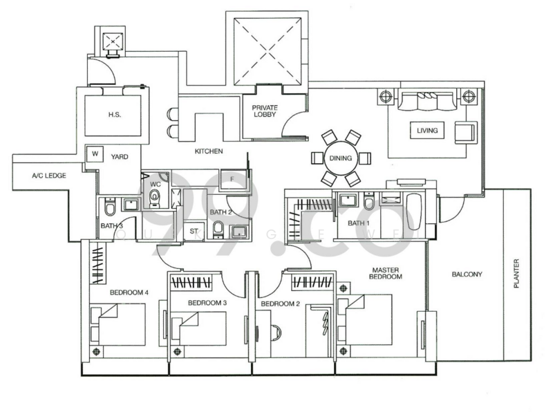 The Riverine By The Park, 398 Kallang Road, 4 Bedrooms, 1,776 sqft, Apartment For Rent, by Quek Ngee Wei, 500094648 - PropertyGuru.com.sg