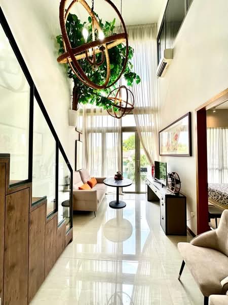 Pollen & Bleu, 15 Farrer Drive, 2 Bedrooms, 1,163 sqft, Condominium For Rent, by Baron Tan 陈鼎超, 500094660 - Living Room - PropertyGuru.com.sg