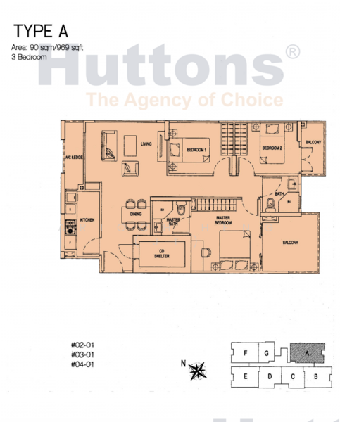 Onan Suites, 215 Onan Road, 3 Bedrooms, 969 sqft, Condominium For Rent, by Arioch Heng (JT), 500094757 - PropertyGuru.com.sg