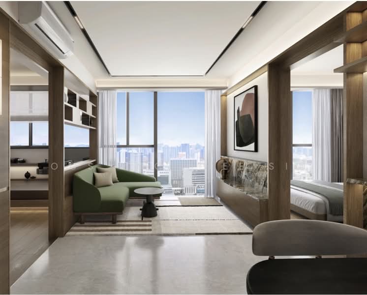 Aurea Condominium For Sale at S$ 1,782,900 | PropertyGuru Singapore - Living Room