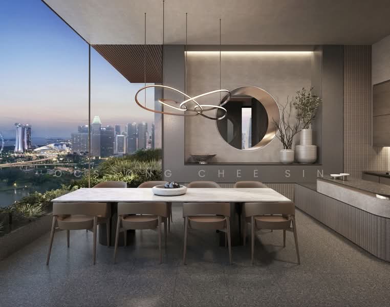 Aurea Condominium For Sale at S$ 1,782,900 | PropertyGuru Singapore - Dining Room