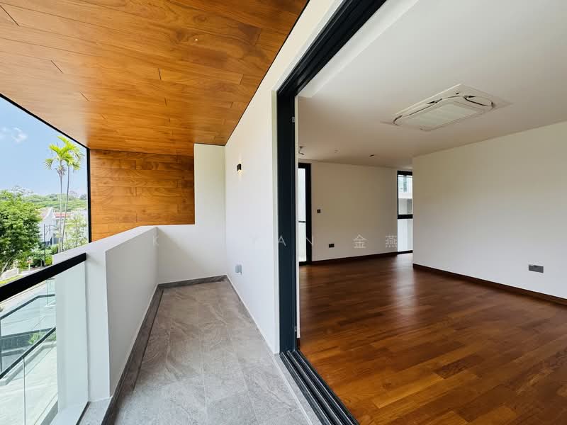 Brand New & Freehold Bungalow with Lift and Pool @ exclusive bungalow zone Bungalow House For Sale at S$ 14,800,000 | PropertyGuru Singapore - Balcony